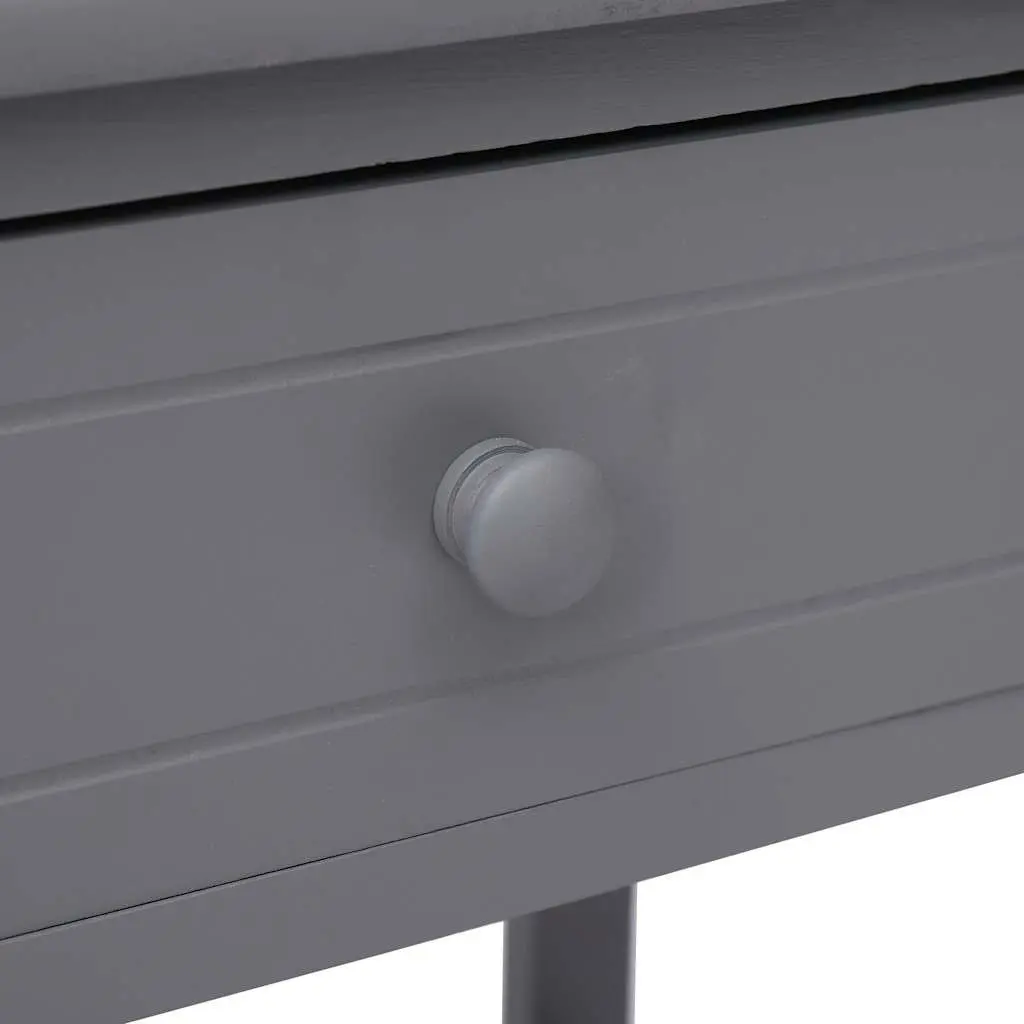 Grey Bedside Tables 2 pcs 40x29x42 cm