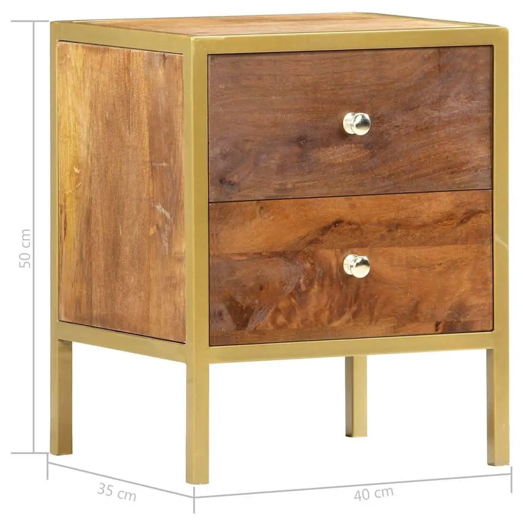Bedside Cabinet 40x35x50 cm, Easy to Care For