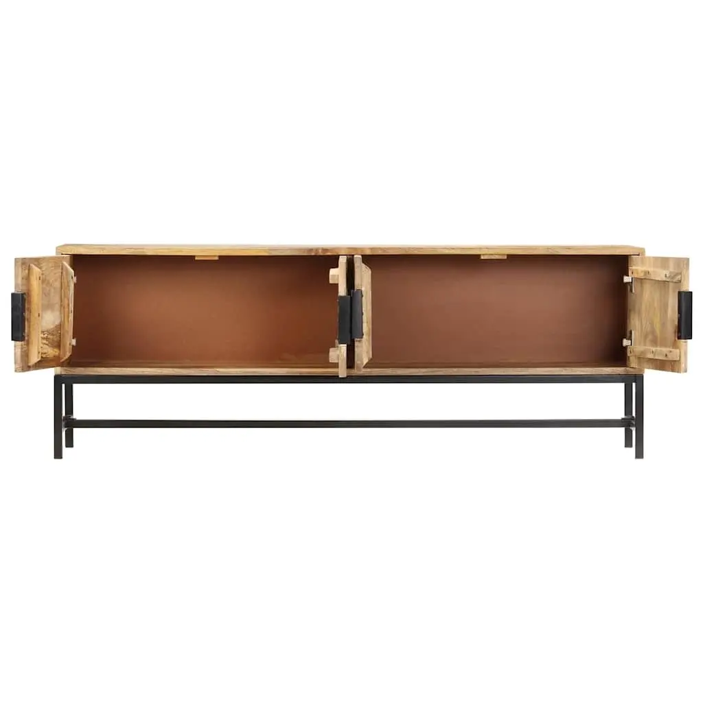 TV Cabinet in Brown Solid Mango Wood