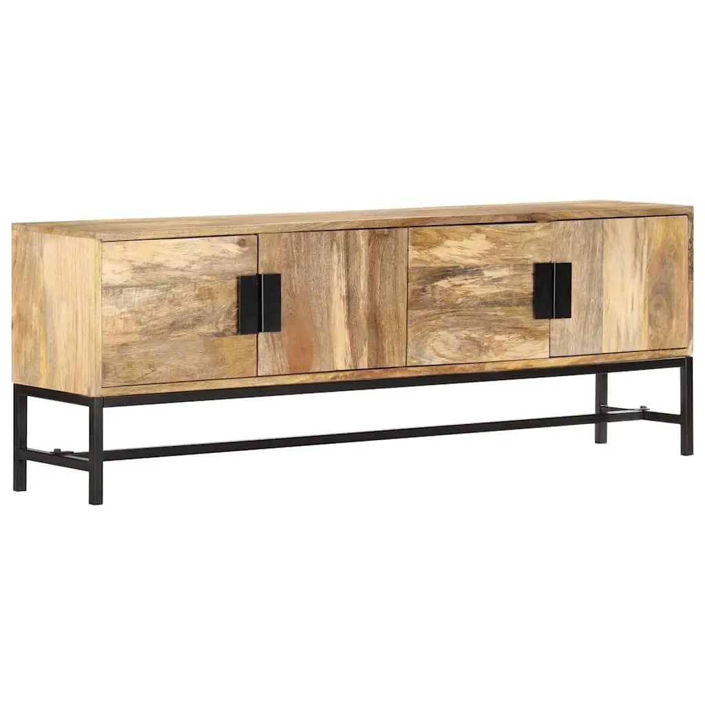TV Cabinet in Brown Solid Mango Wood