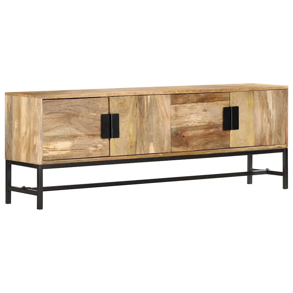 TV Cabinet in Brown Solid Mango Wood