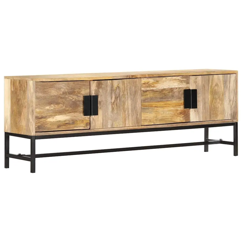 TV Cabinet in Brown Solid Mango Wood