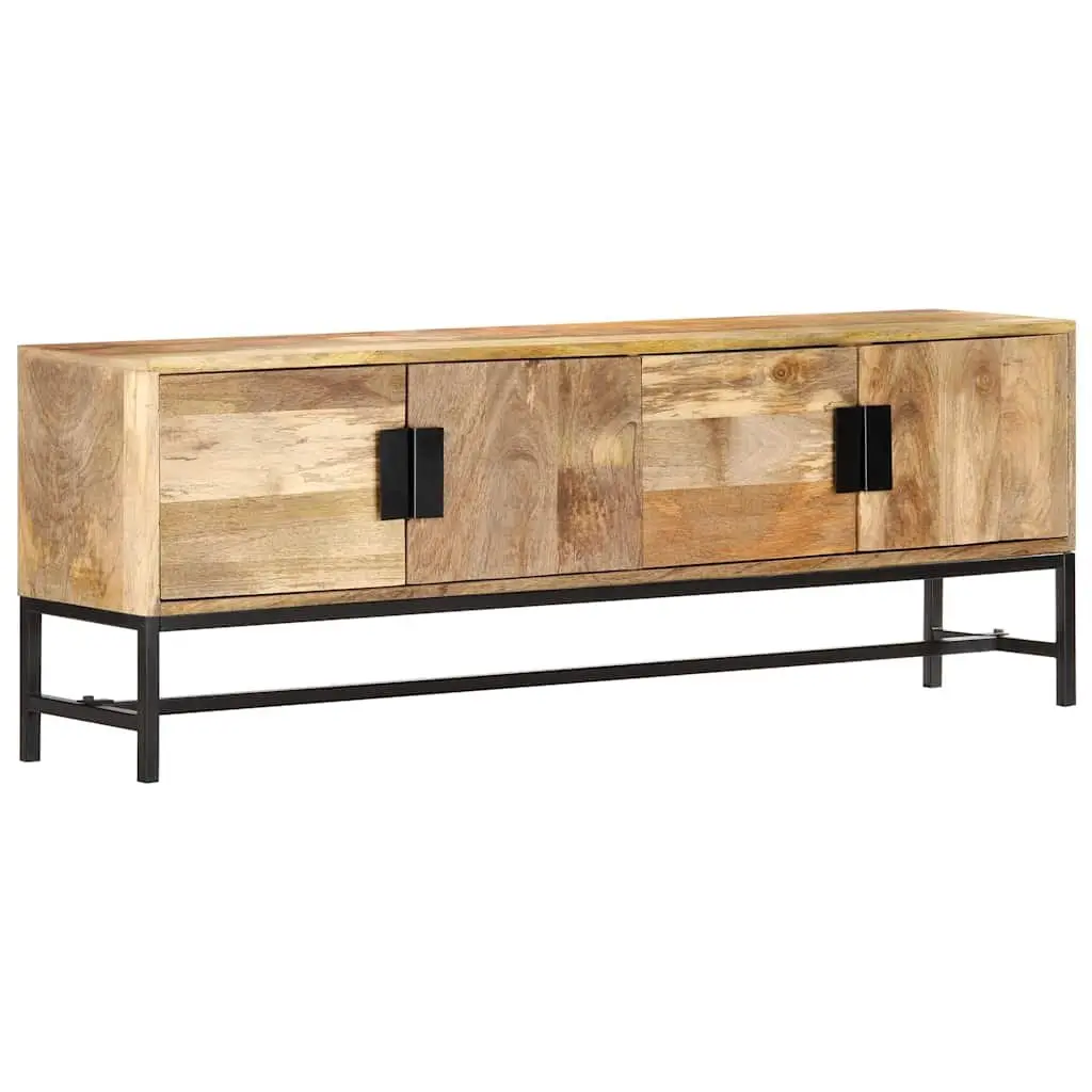 TV Cabinet in Brown Solid Mango Wood