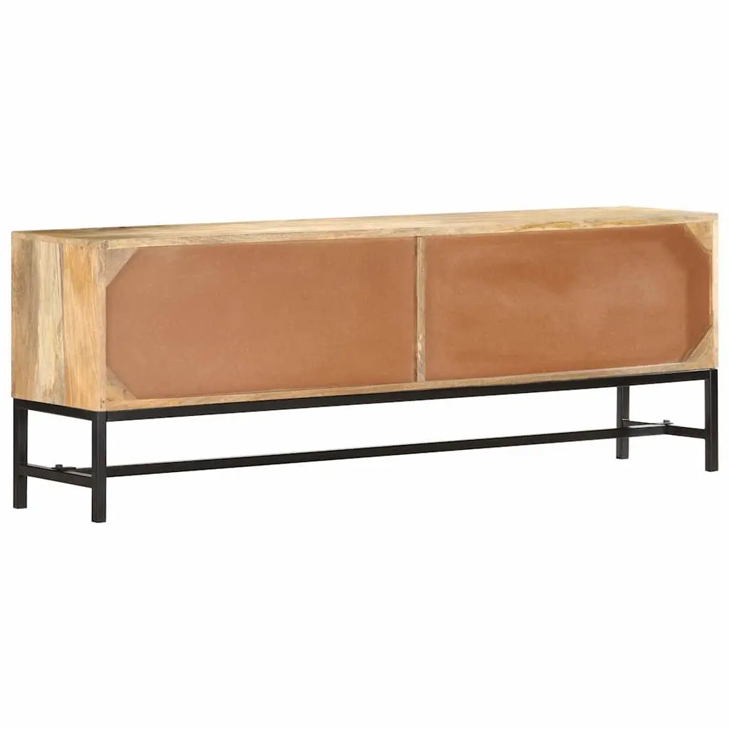 TV Cabinet in Brown Solid Mango Wood