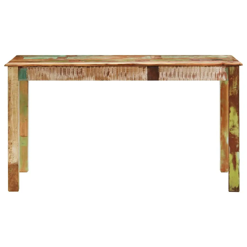 Dining Table Antique Solid Reclaimed Wood 140x70x76cm