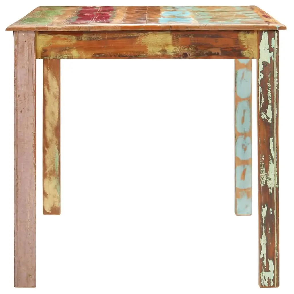 Dining Table Antique Style 160x80x76 cm Solid Reclaimed Tropical Wood