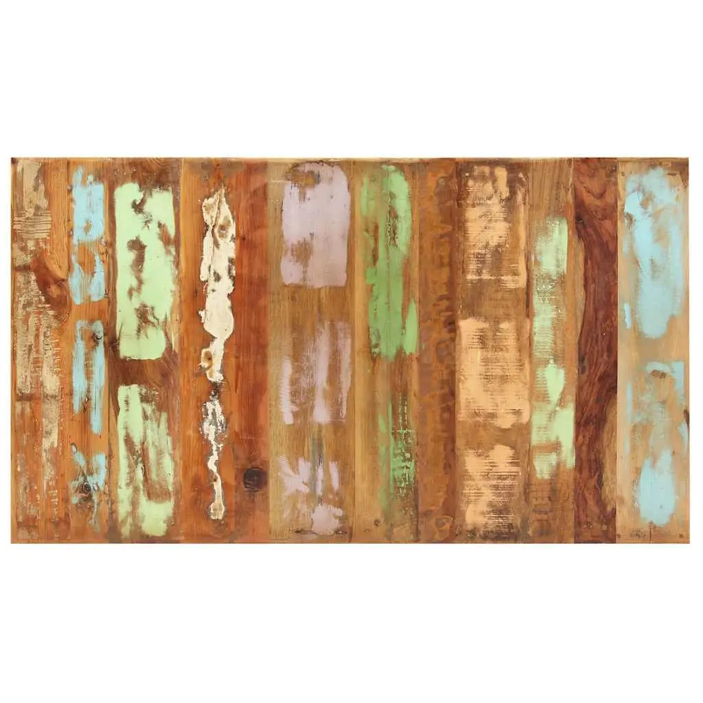 Dining Table Antique Style 160x80x76 cm Solid Reclaimed Tropical Wood