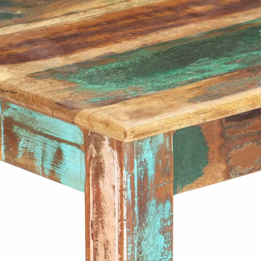 Dining Table Antique Style 160x80x76 cm Solid Reclaimed Tropical Wood