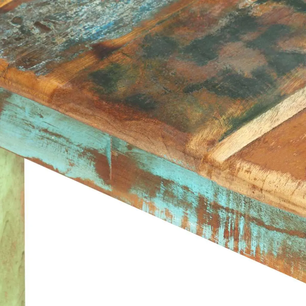 Dining Table Antique Style 160x80x76 cm Solid Reclaimed Tropical Wood