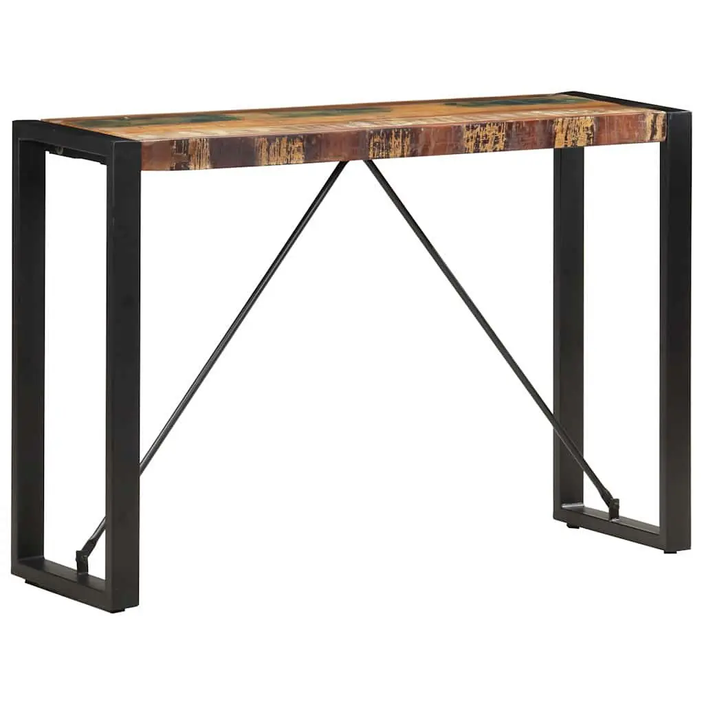 Reclaimed Wood Console Table 110x35x76cm for Home