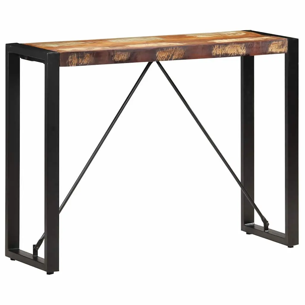Reclaimed Wood Console Table 110x35x76cm for Home