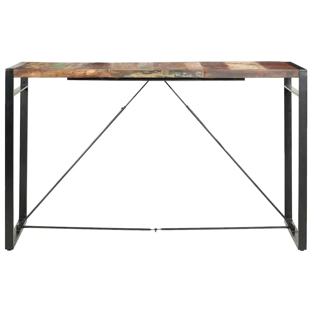 Solid Reclaimed Wood Bar Table 180x90x110 cm