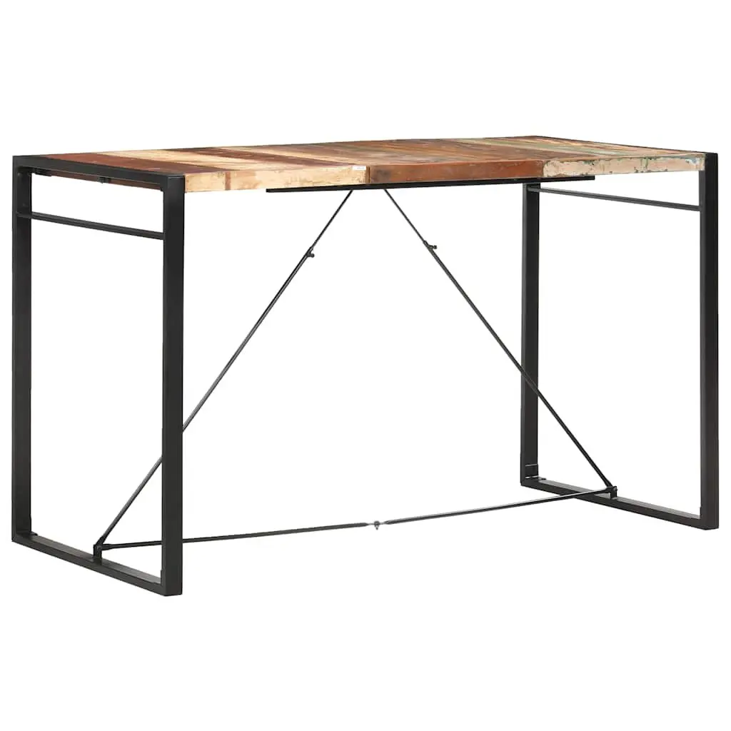 Solid Reclaimed Wood Bar Table 180x90x110 cm