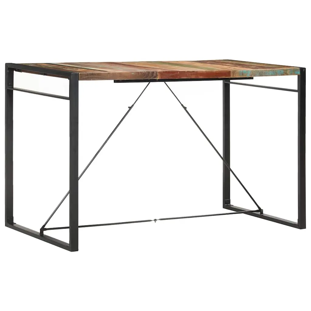 Solid Reclaimed Wood Bar Table 180x90x110 cm