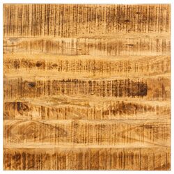 Rustic Solid Wood Table Top 60x60cm Brown Mango