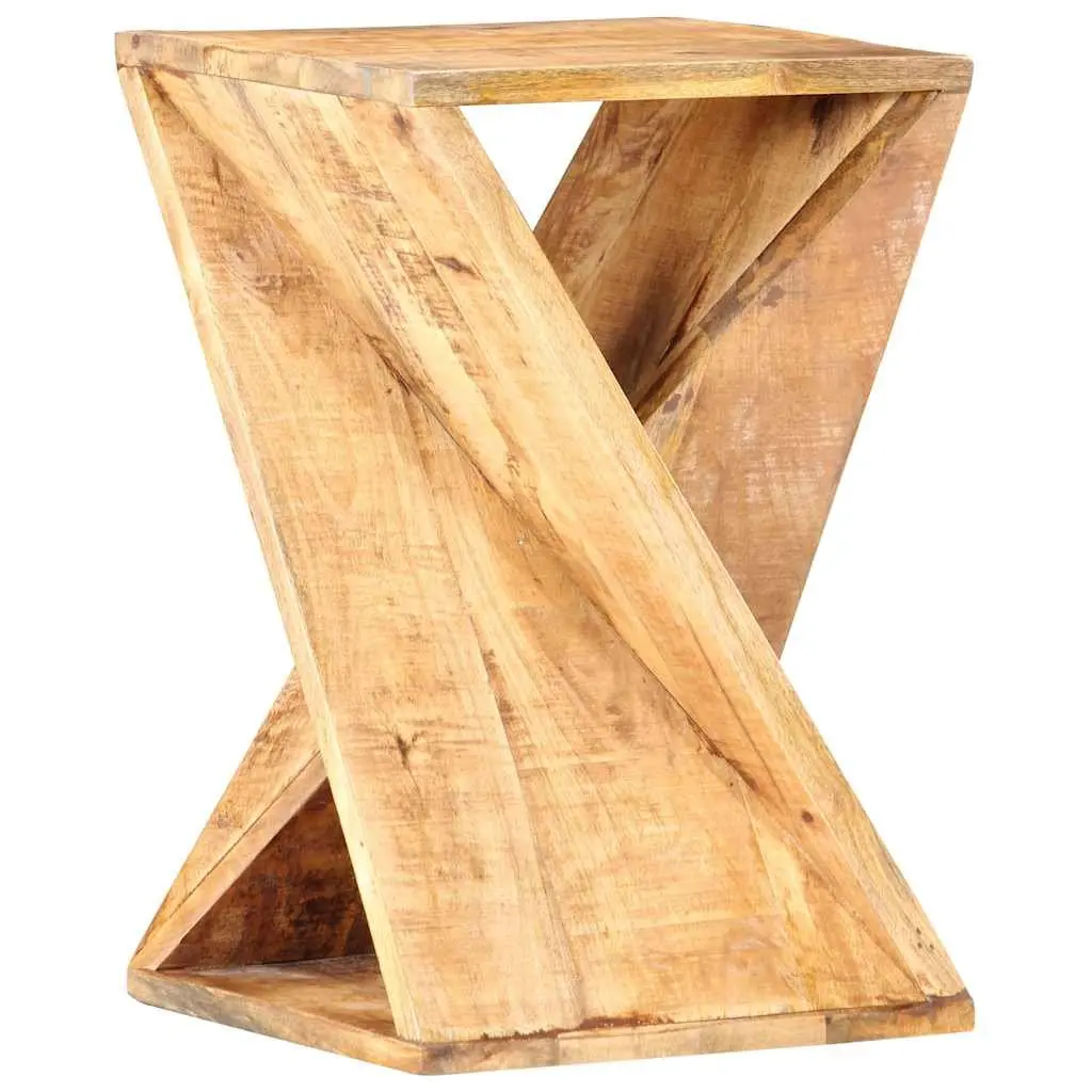 Mango Wood Side Table 35x35x55 cm for Home Use