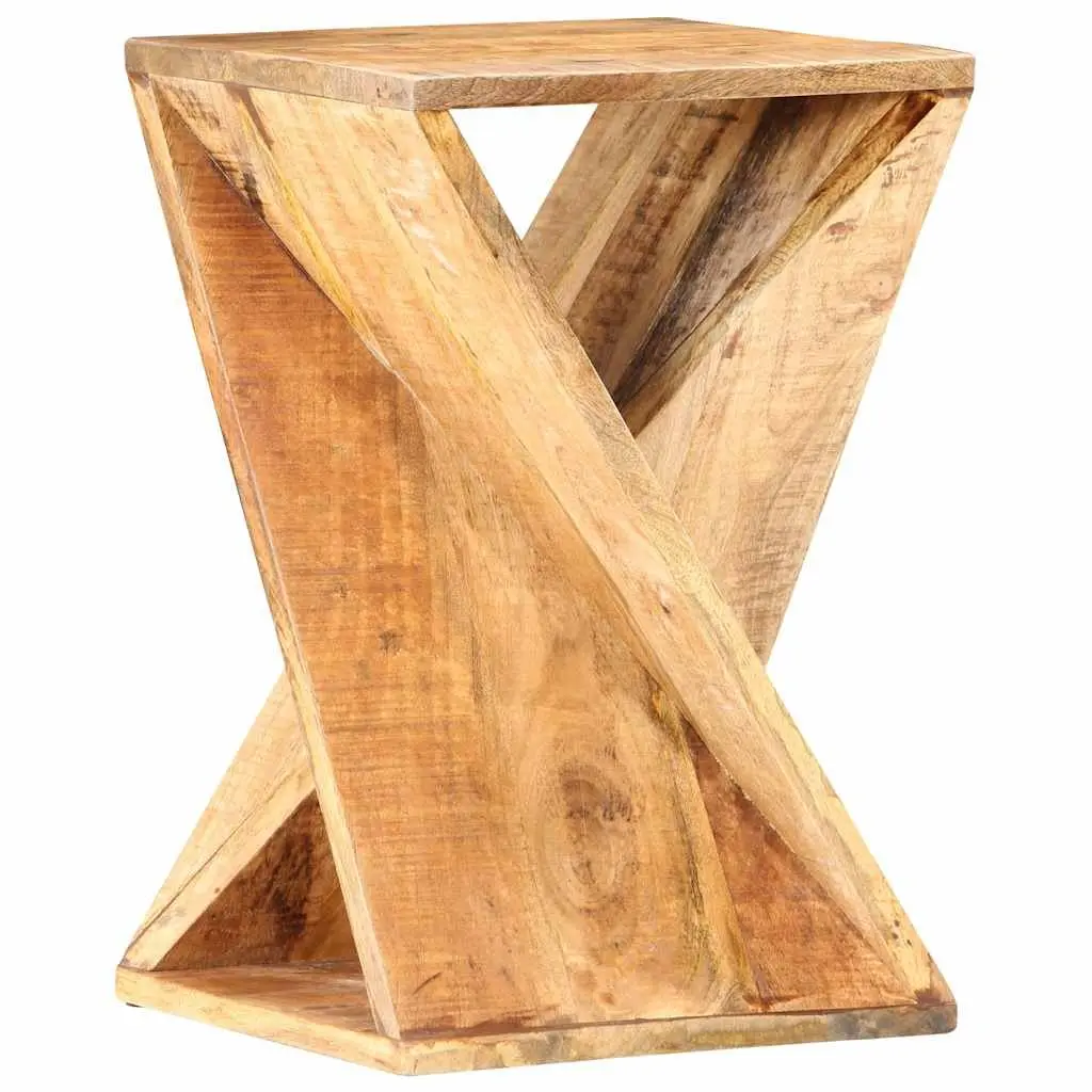 Mango Wood Side Table 35x35x55 cm for Home Use