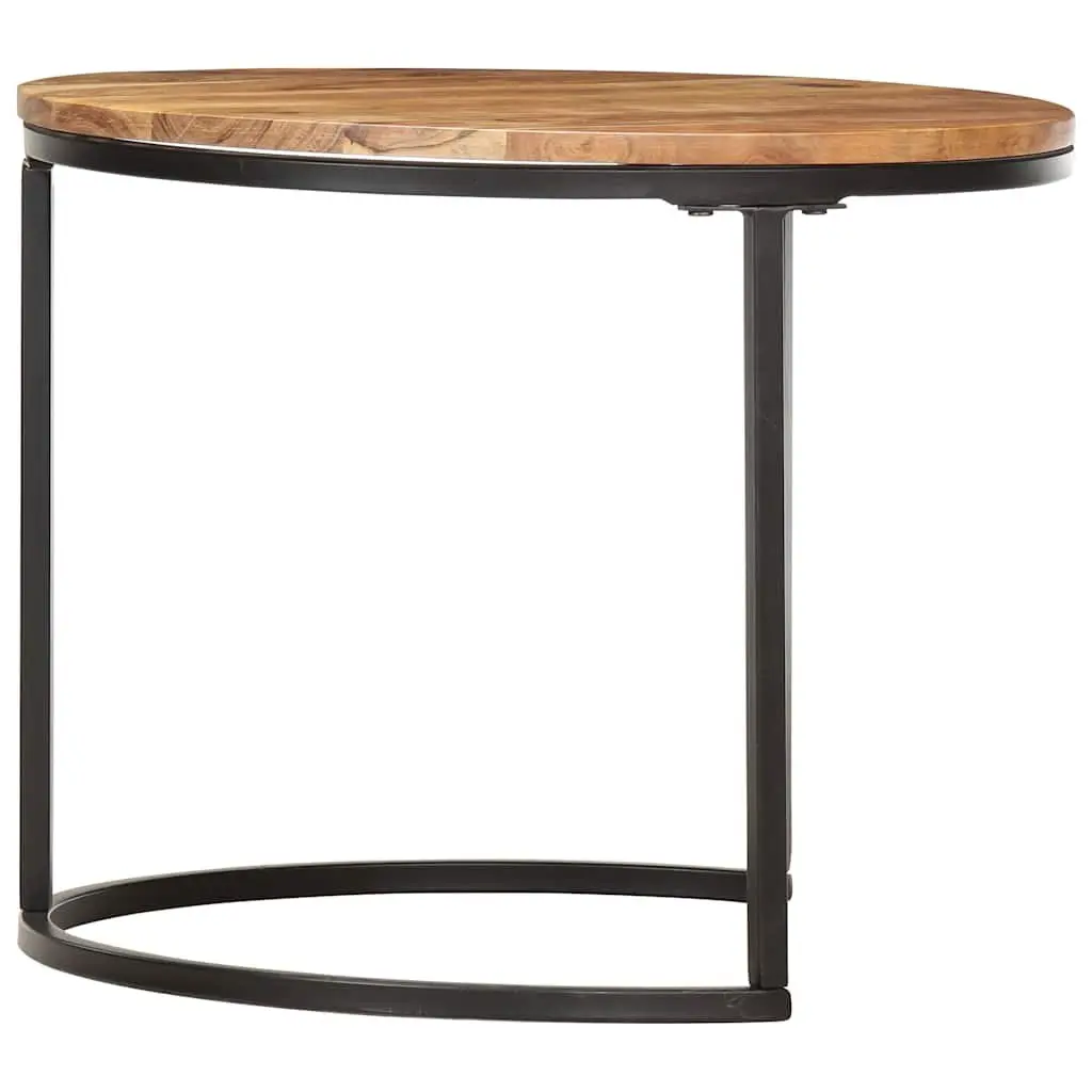 Acacia Wood Nesting Tables Set of 2