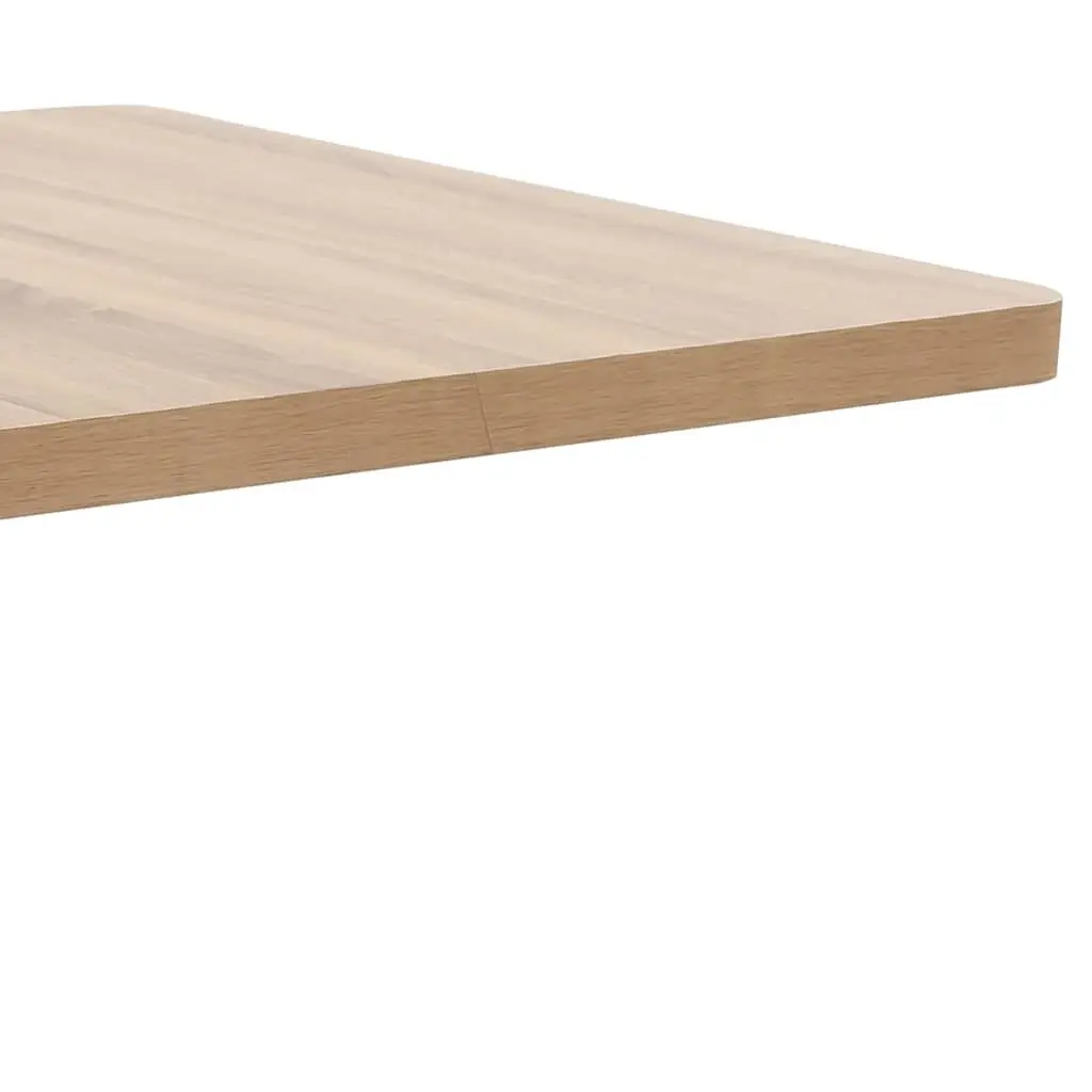 Brown Bistro Table 80x80cm with Steel Legs
