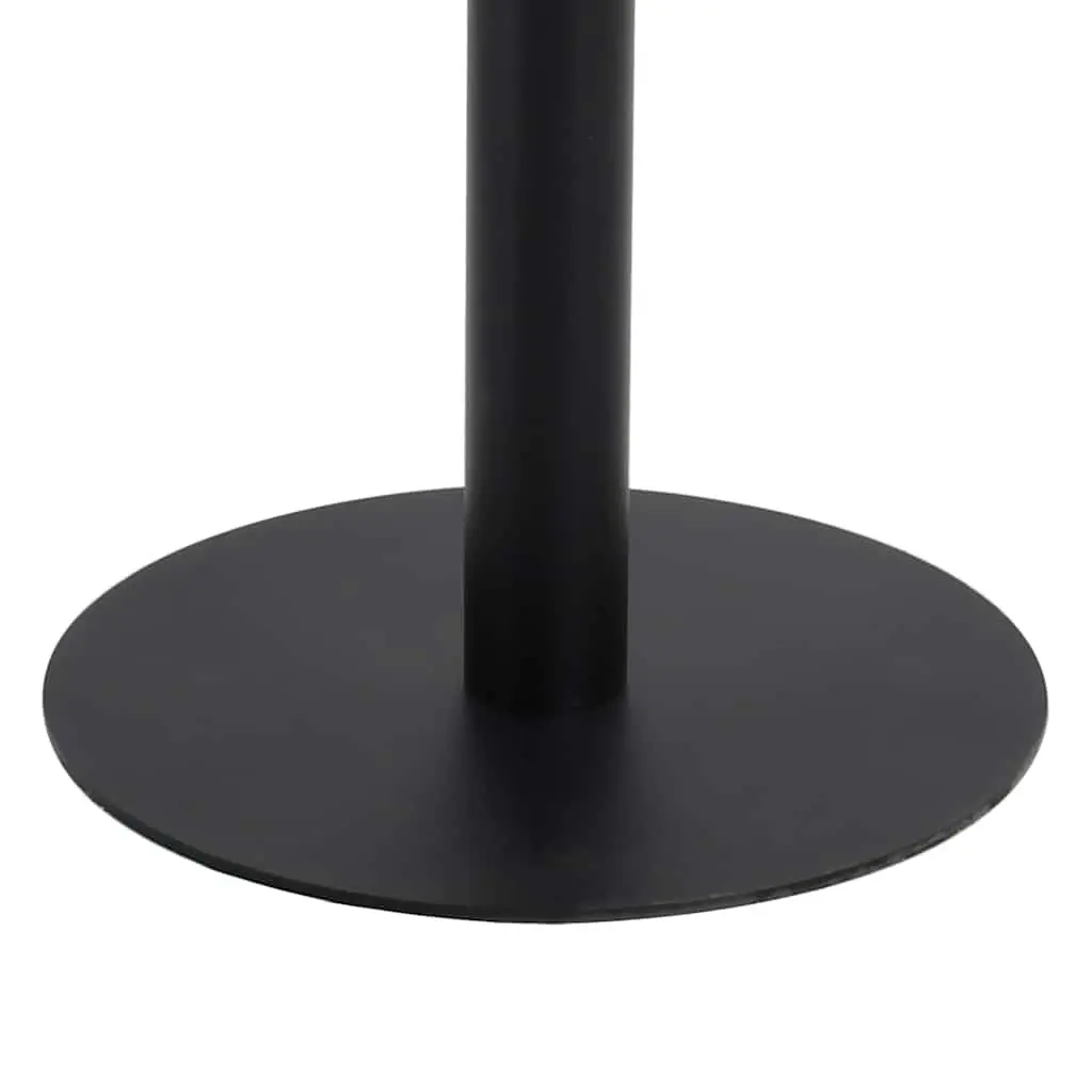Brown Bistro Table 80x80cm with Steel Legs