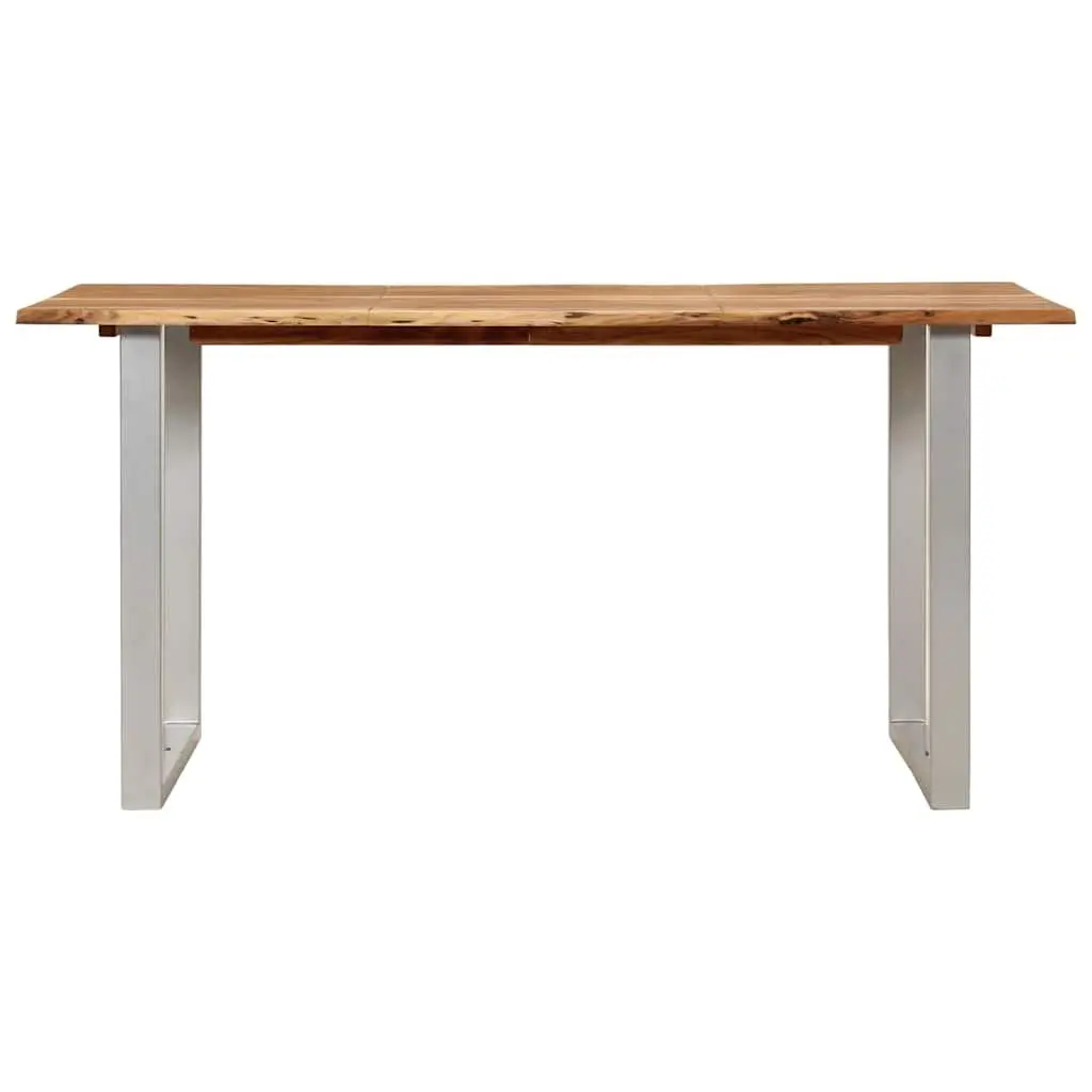 Dining Table Industrial Rustic 154x80x76cm Solid Acacia Wood