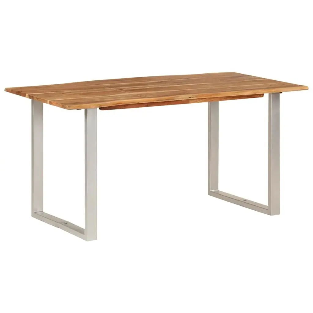 Dining Table Industrial Rustic 154x80x76cm Solid Acacia Wood