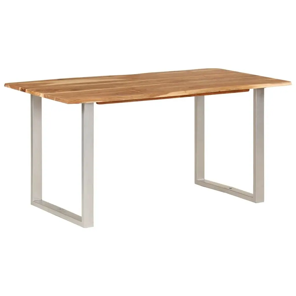 Dining Table Industrial Rustic 154x80x76cm Solid Acacia Wood