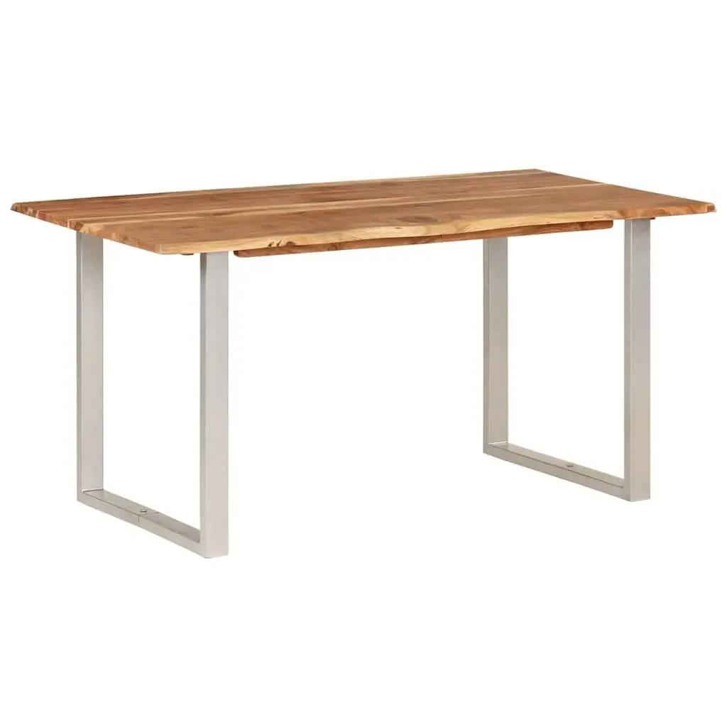 Dining Table Industrial Rustic 154x80x76cm Solid Acacia Wood