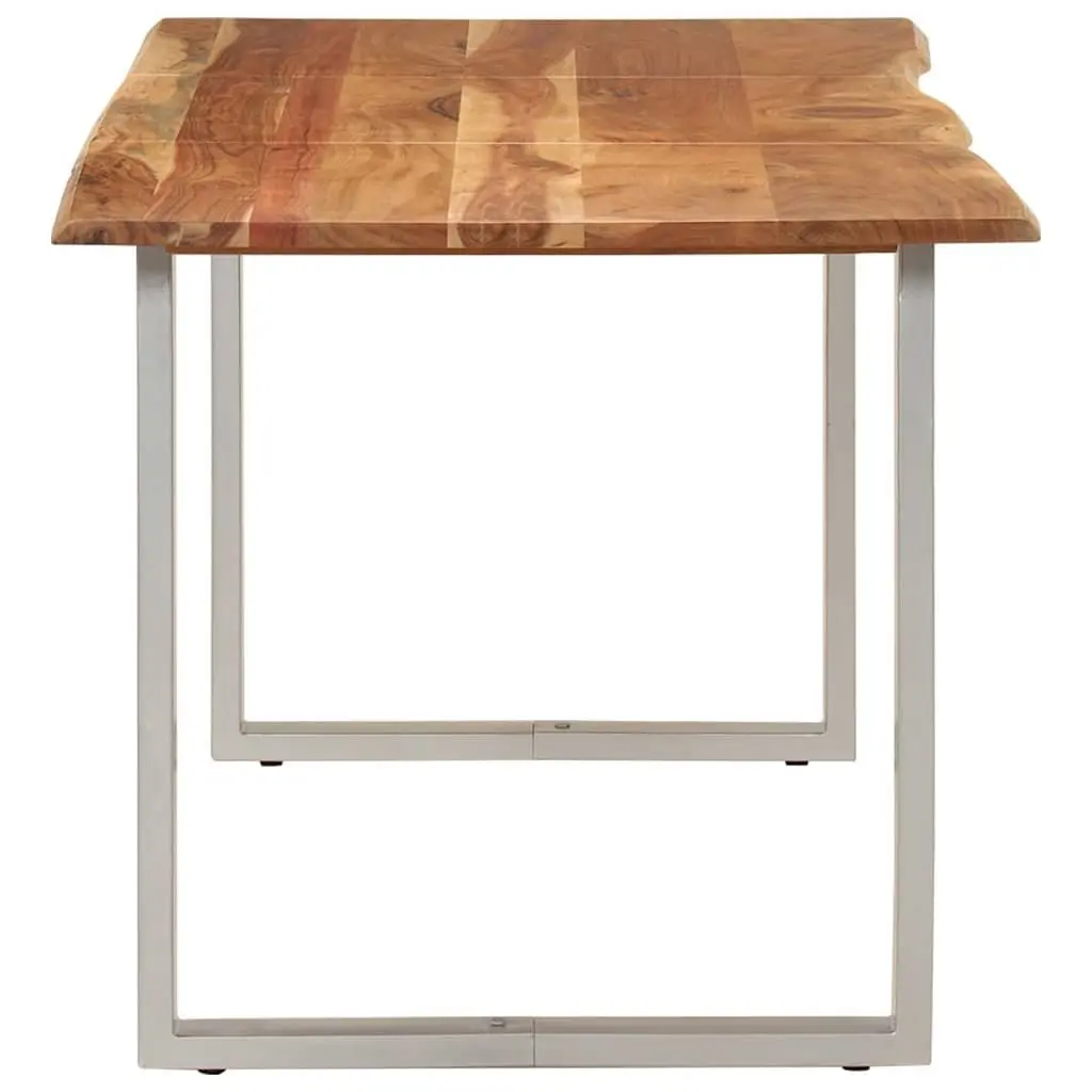 Dining Table Industrial Rustic 154x80x76cm Solid Acacia Wood