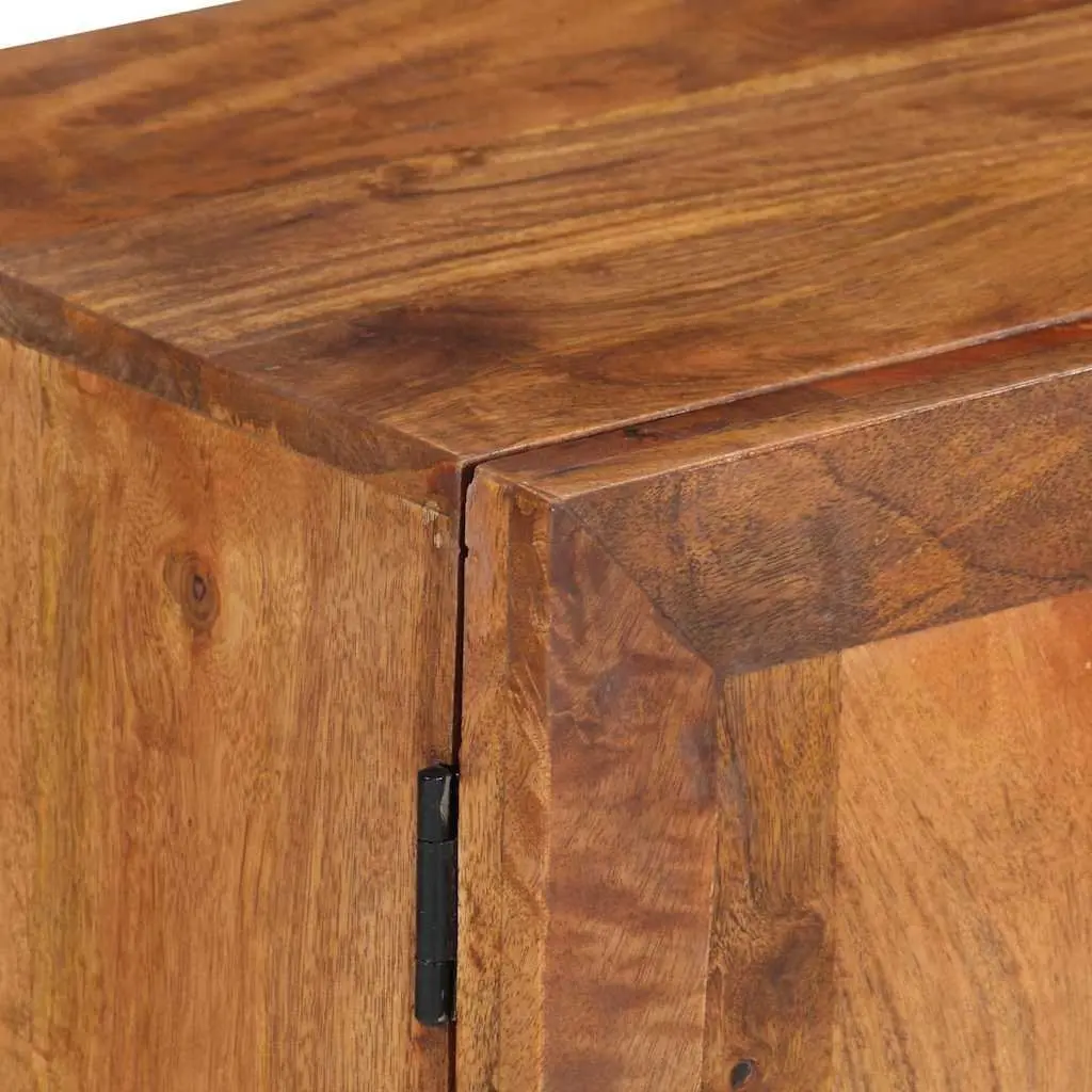 TV Cabinet Rustic Brown 140x30x46 cm Solid Mango Wood