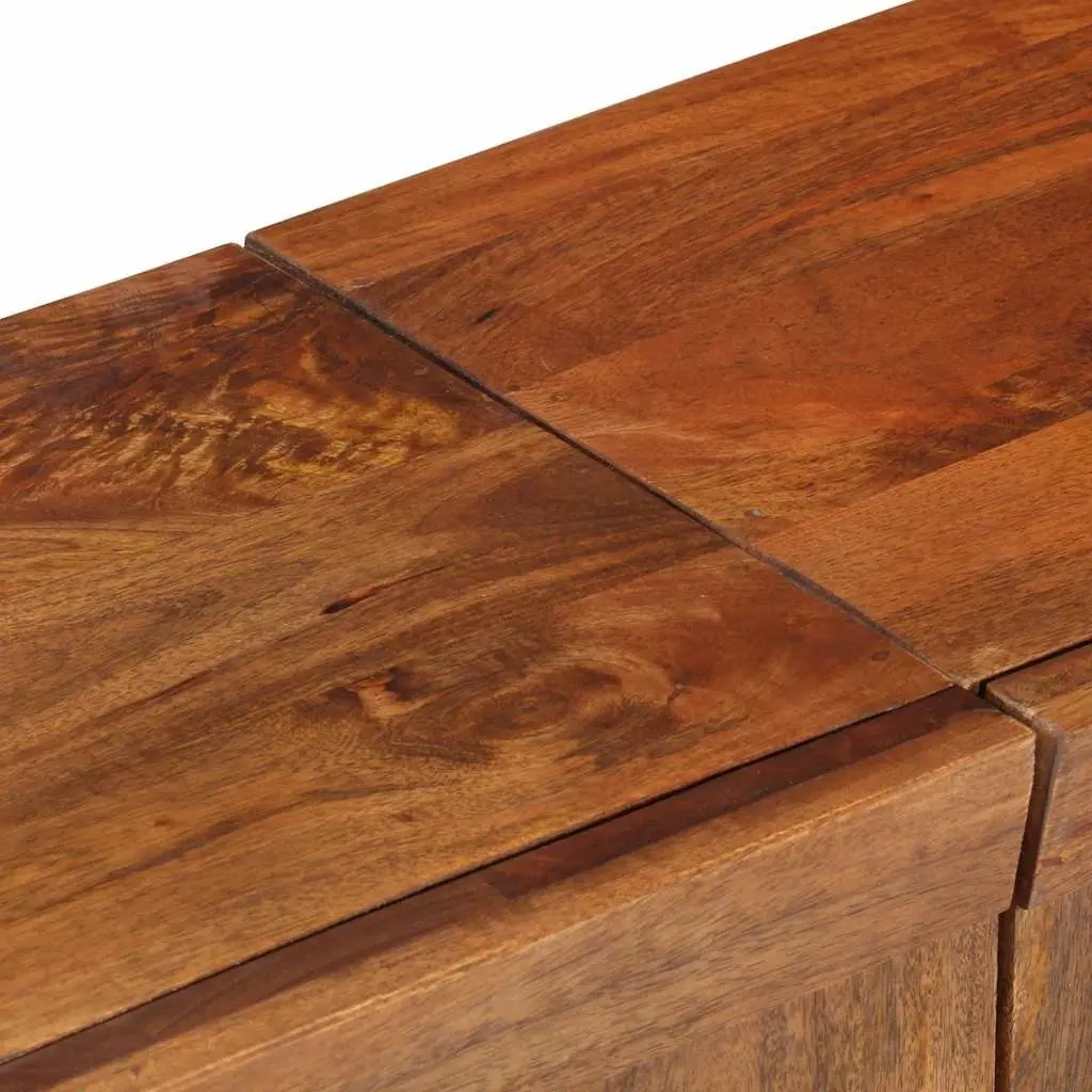 TV Cabinet Rustic Brown 140x30x46 cm Solid Mango Wood