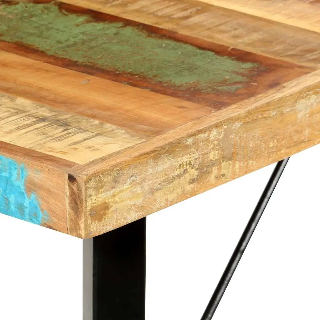 Bar Table Industrial 180x70x107 cm Solid Reclaimed Wood