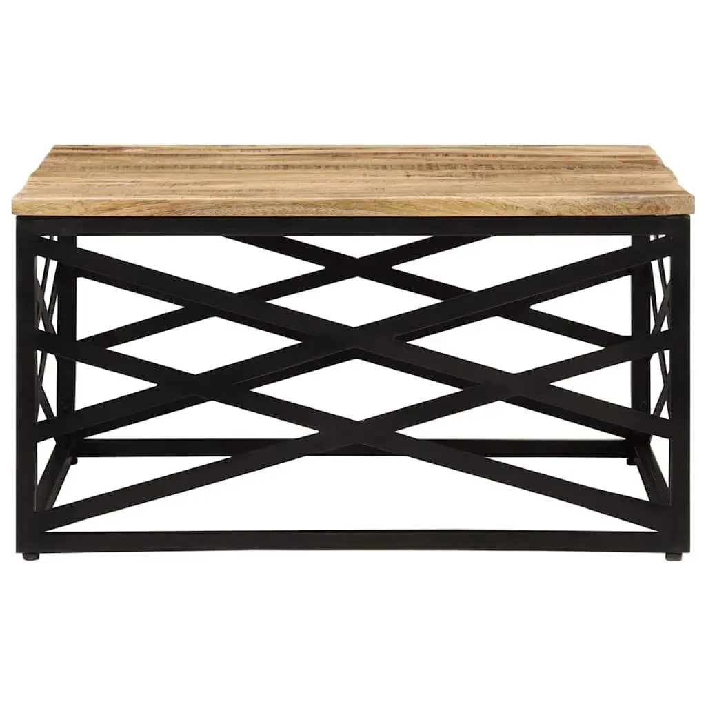 Coffee Table 68x68x35 cm Solid Mango Wood Brown Living Room Accent Furniture