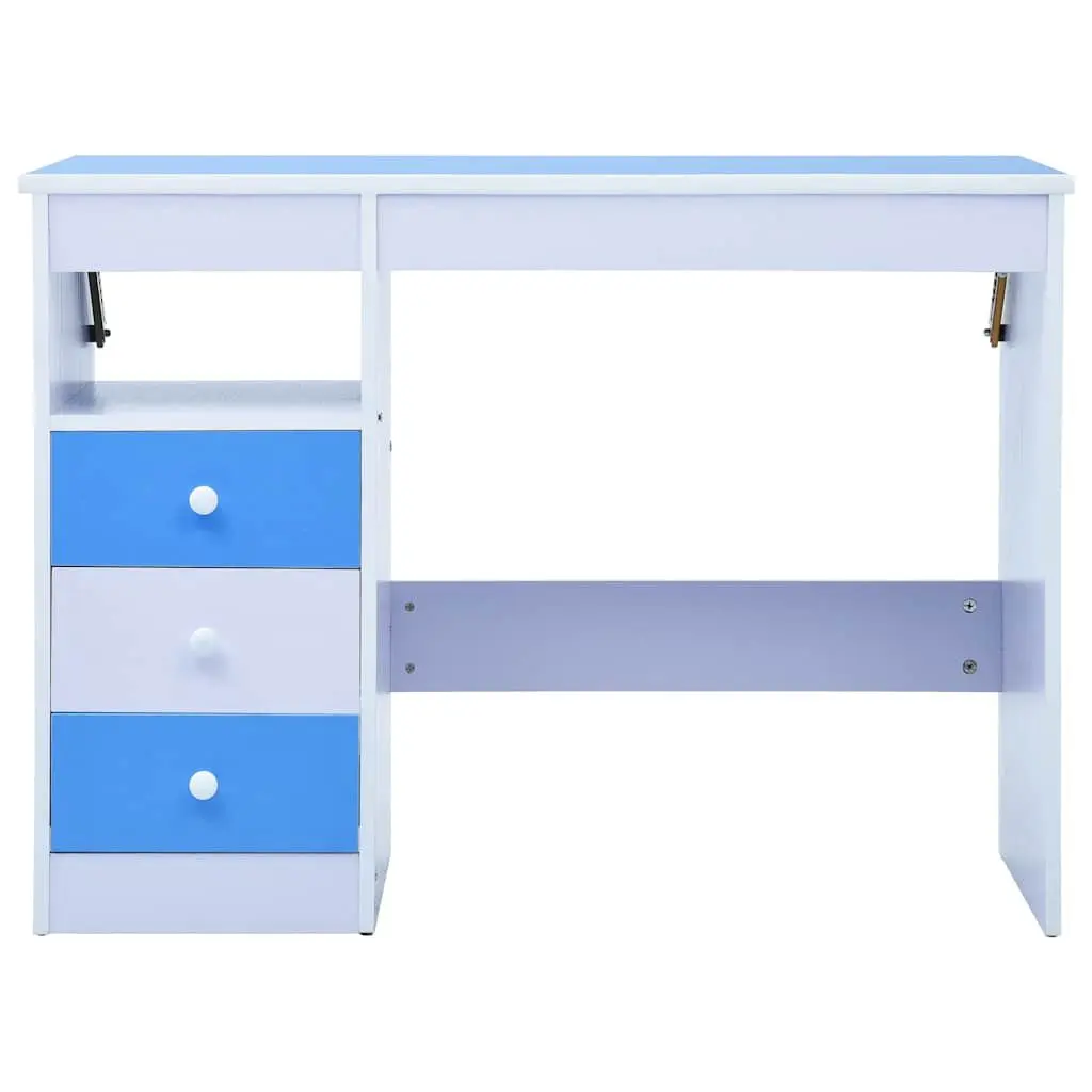 Children's Blue and White Art & Drafting Table