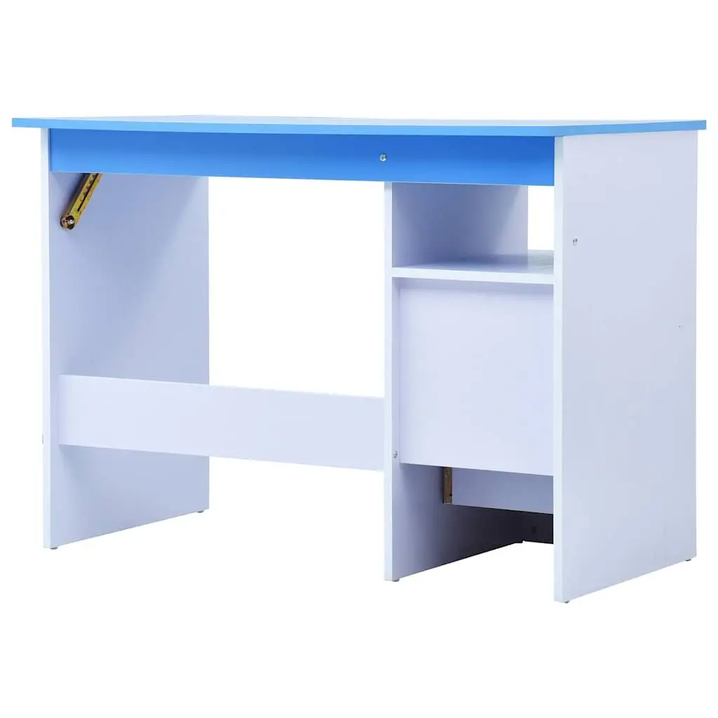 Children's Blue and White Art & Drafting Table