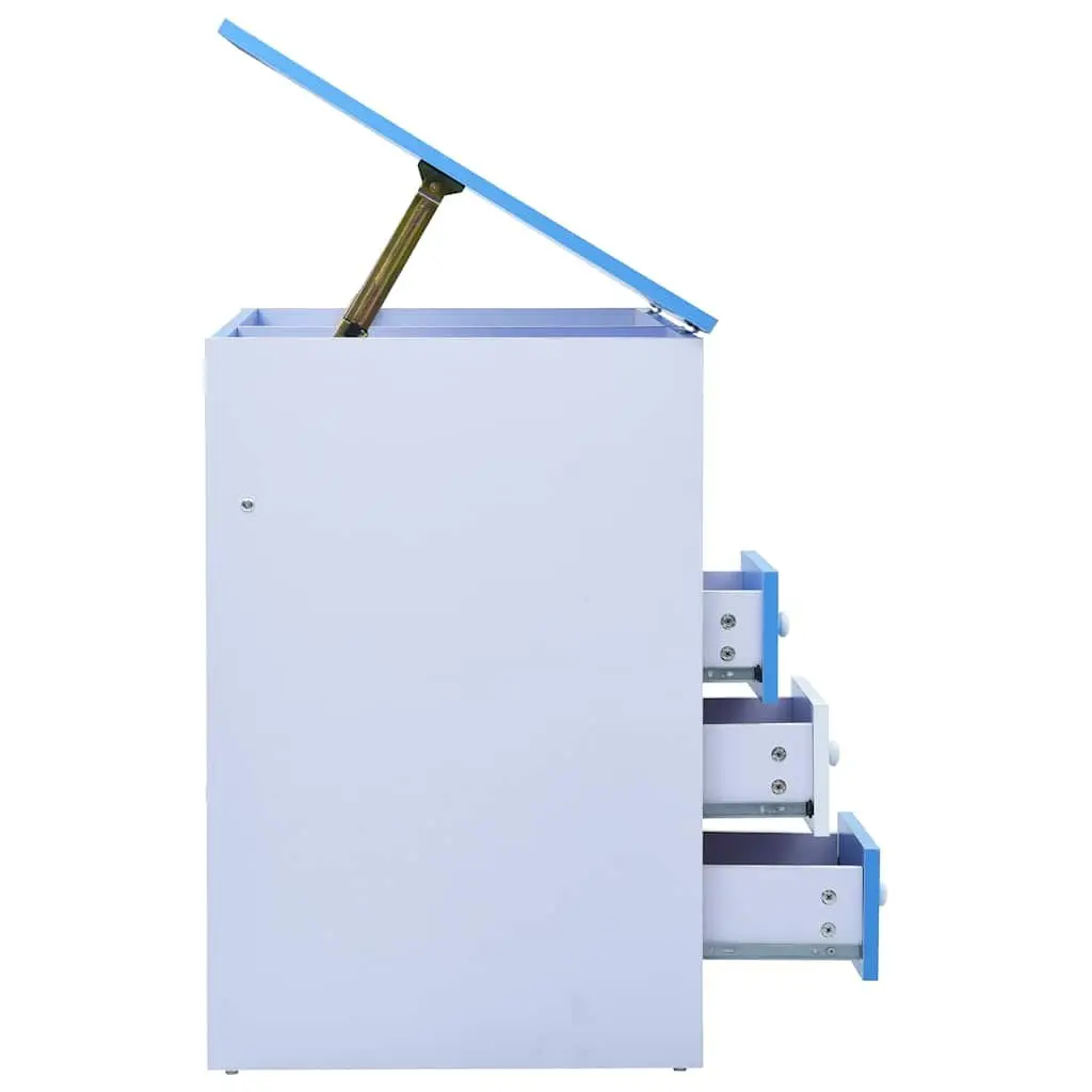 Children's Blue and White Art & Drafting Table