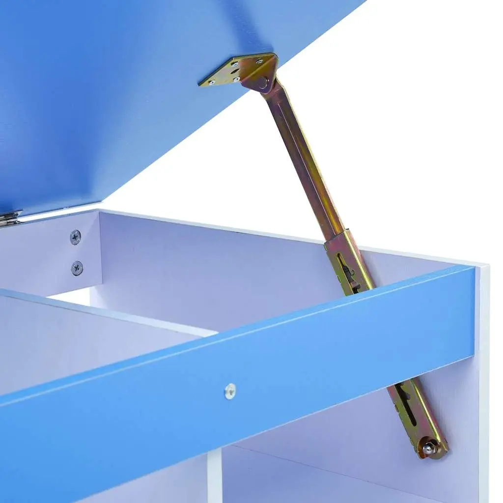 Children's Blue and White Art & Drafting Table