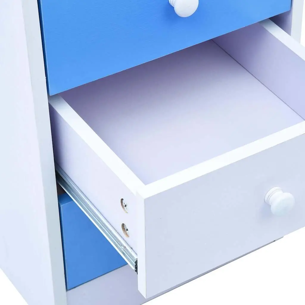 Children's Blue and White Art & Drafting Table