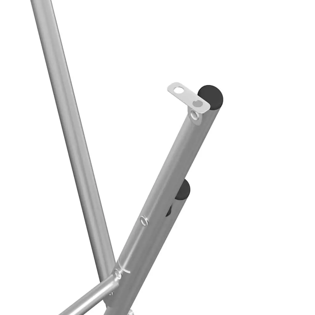 Replacement Folding Table Legs Silver Galvanised Steel Support Frame Durable Base
