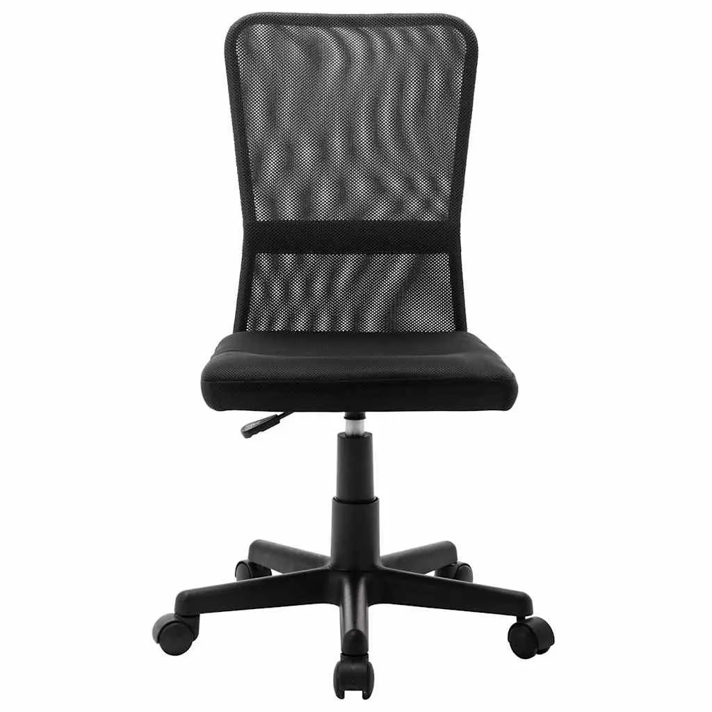 Office Chair Black Mesh Mid Back Height Adjustable Swivel Desk Chair