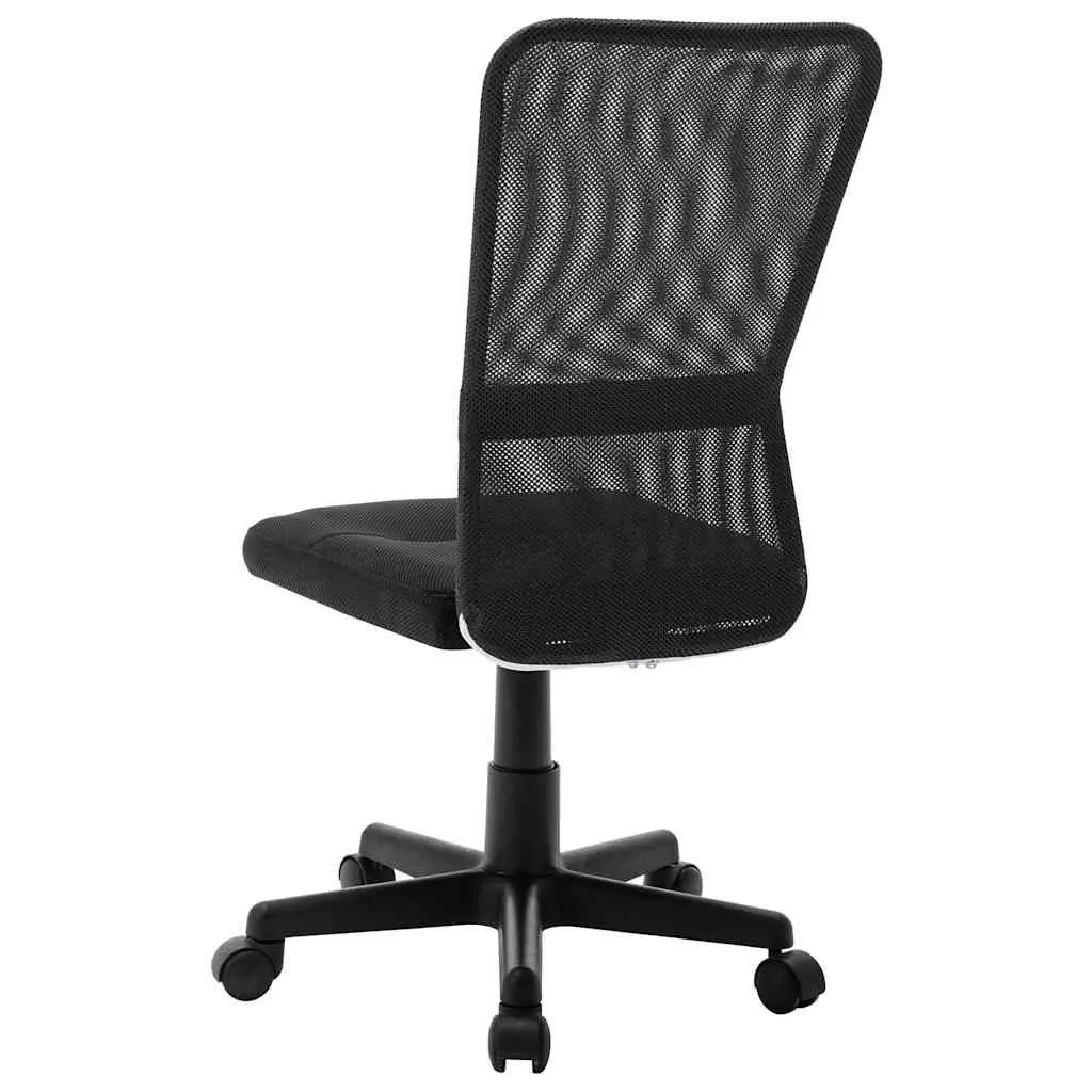 Office Chair Black Mesh Mid Back Height Adjustable Swivel Desk Chair
