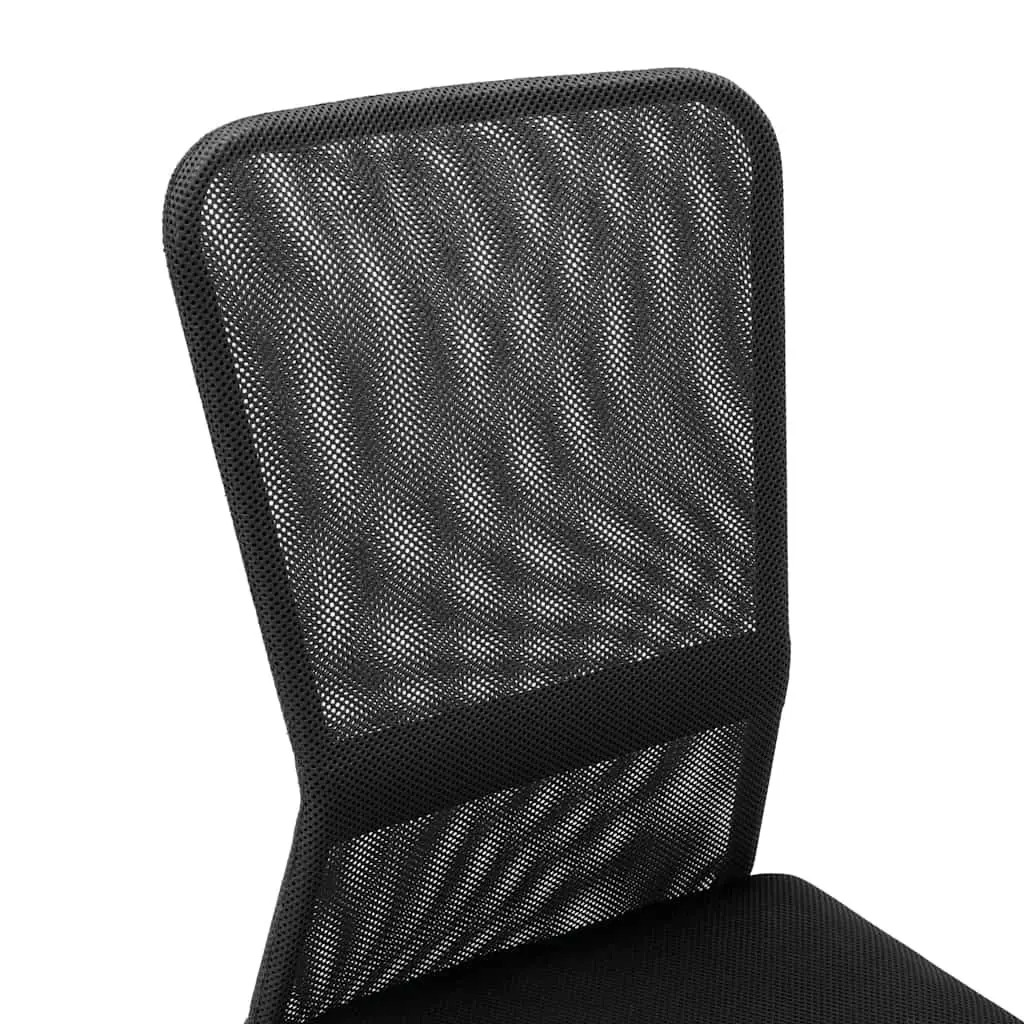 Office Chair Black Mesh Mid Back Height Adjustable Swivel Desk Chair
