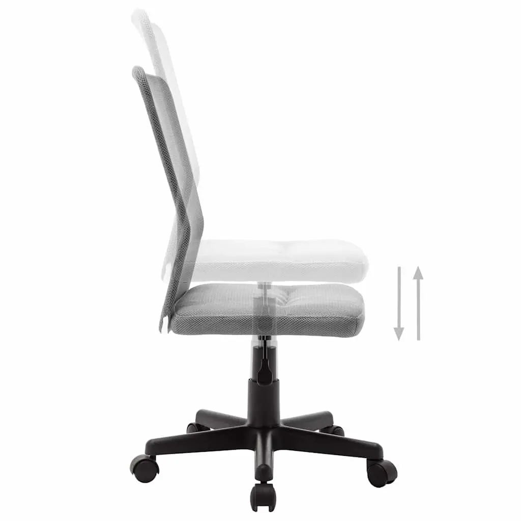 Grey Mesh Fabric Mid Back Office Chair with Gas Lift