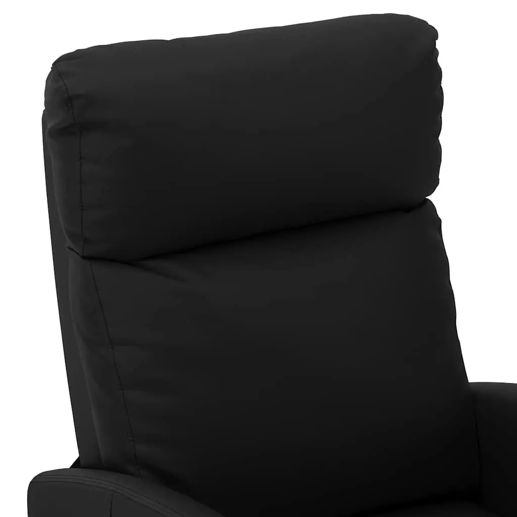 Black Reclining Massage Chair with Vibration