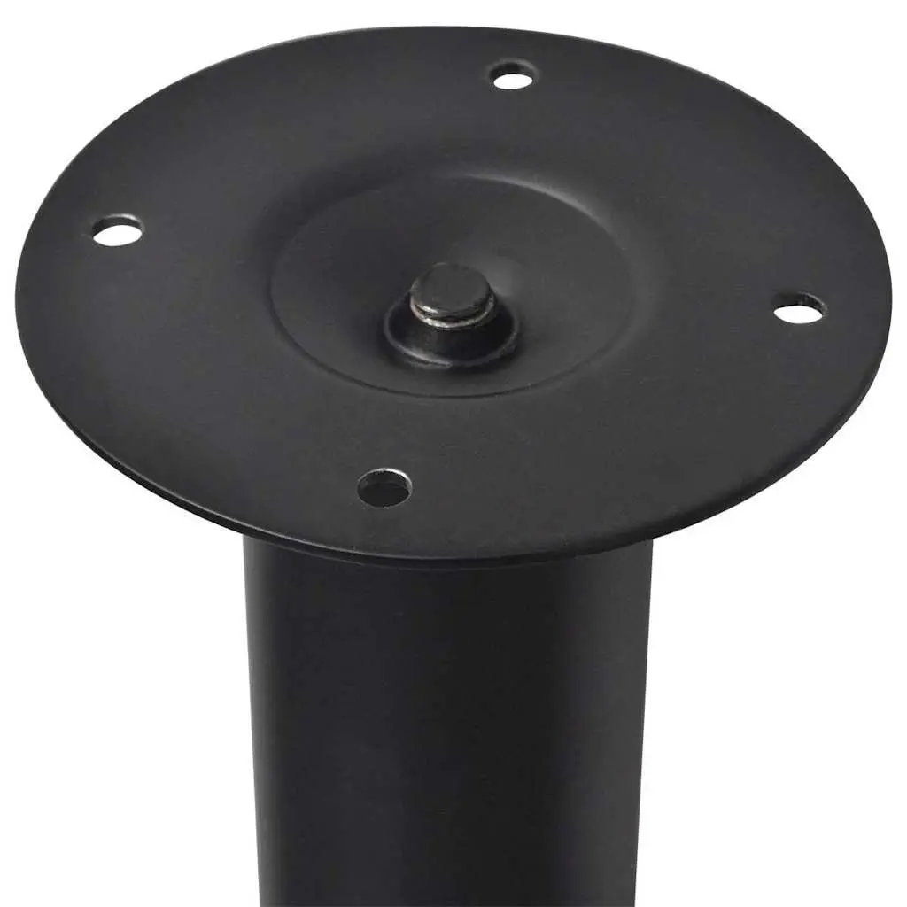 Adjustable Black Telescopic Table Legs Set of 4