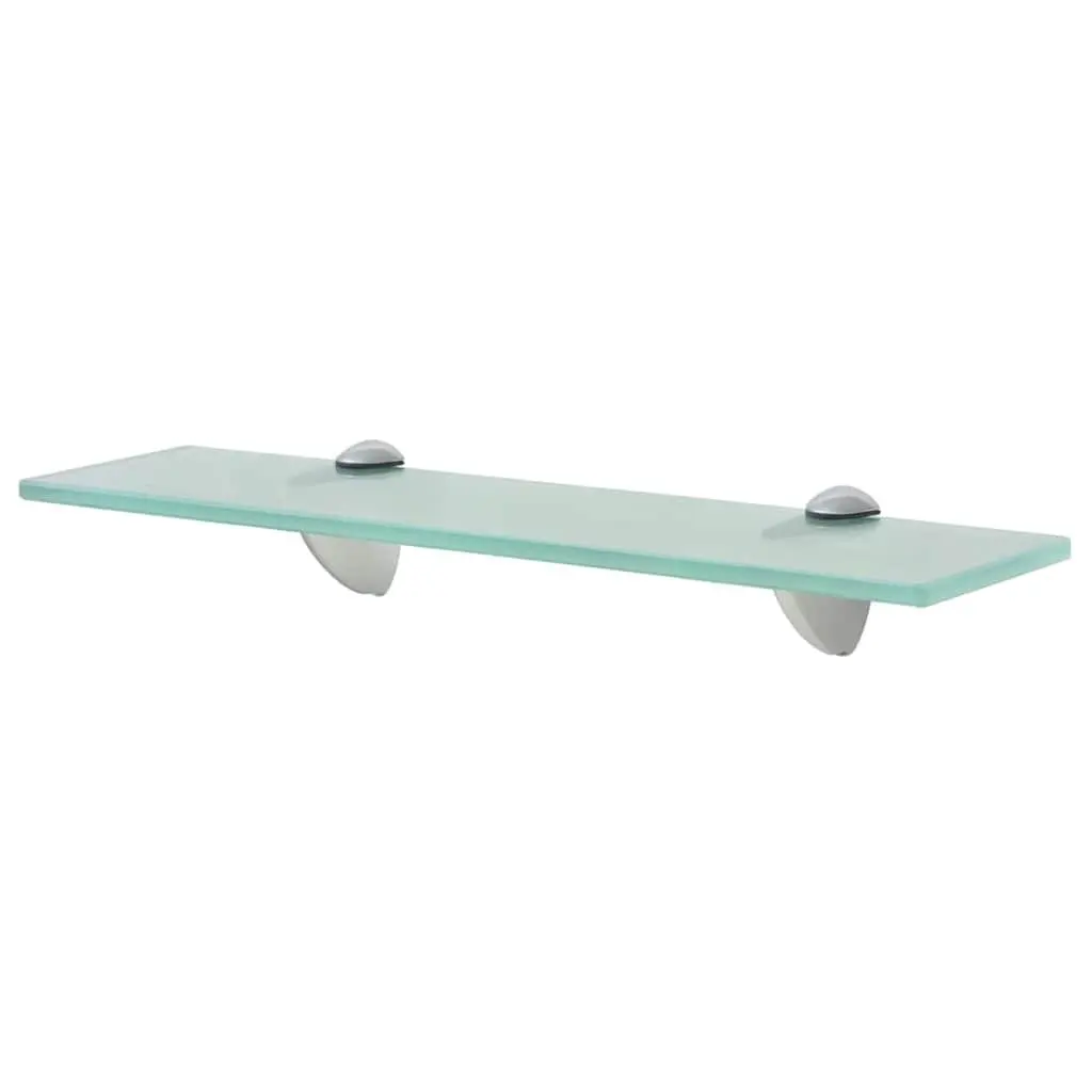 Glass Floating Wall Shelves Transparent 40x10 cm Tempered Safety Glass