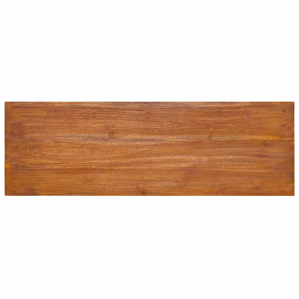 180cm Solid Teak Wood Wall-Mounted TV Cabinet
