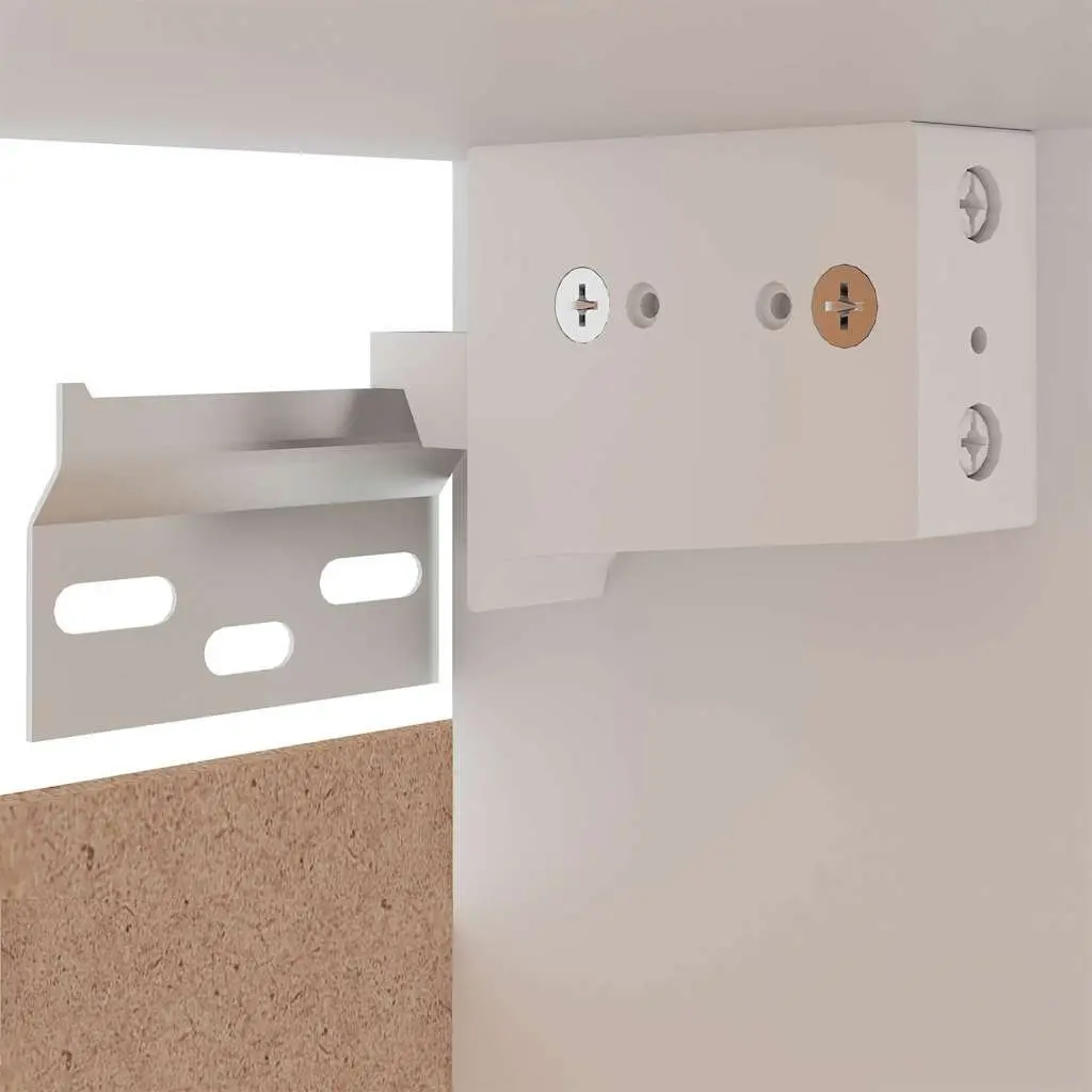 8-Piece White Kitchen Cabinet Set