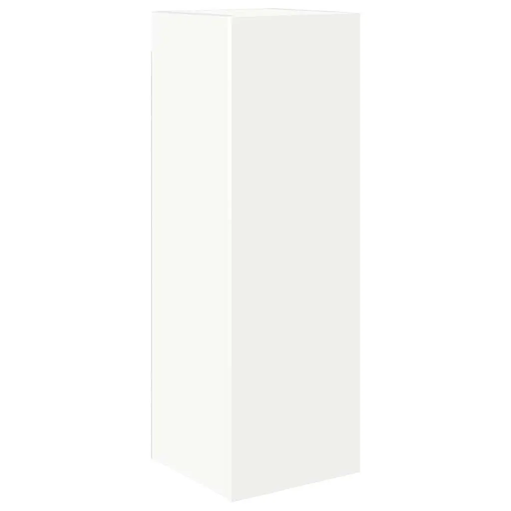 White 4 Piece Wall-Mounted TV Cabinet Set for Living Room