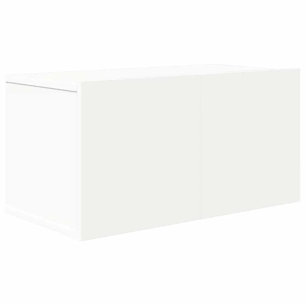 White 6-Piece Wall-Mounted TV Cabinet Set